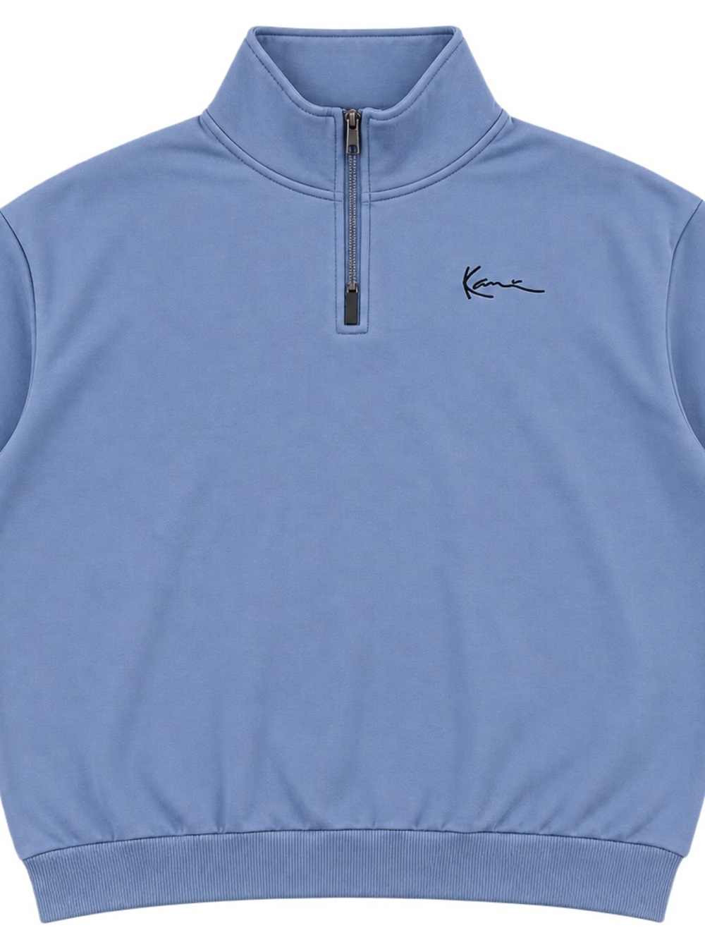 Karl Kani Men’s Zip-Up Sweater in Light Blue